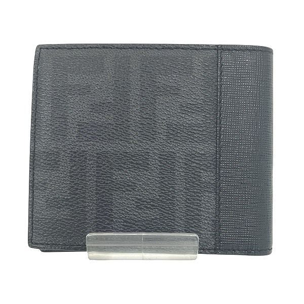 Fendi Zucca Black Leather Bifold Wallet — view 2