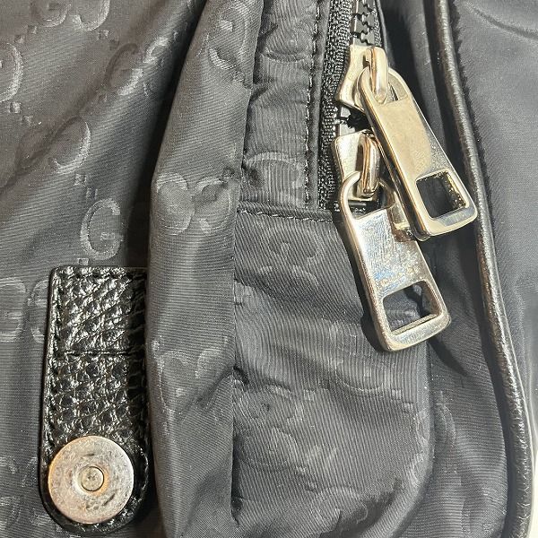 Gucci GG Nylon Black Shoulder Bag — view 8