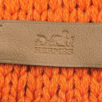 Hermes Sangle-a-Boucle Grande Tenue Cashmere Knit Large Scarf — view 4