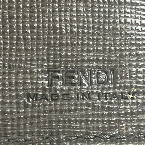 Fendi Zucca Black Leather Bifold Wallet — view 4