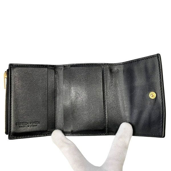 Bottega Veneta Maxi Intrecciato Cassette Trifold Wallet — view 3