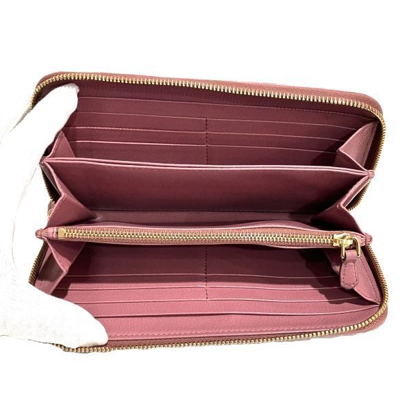 Prada Loto Zip Around Leather Wallet — view 3