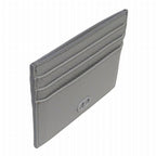 Dior CD Icon Card Holder Case Gray Leather — view 3