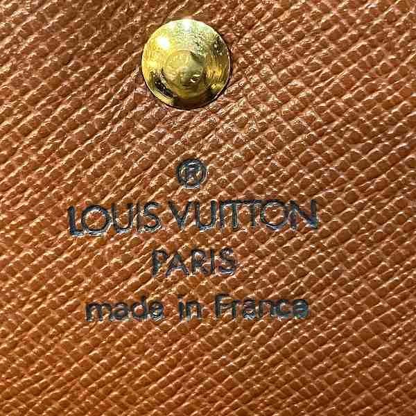 Louis Vuitton Monogram Portefeuille Elise Double Hook Trifold Wallet — view 4