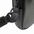 Louis Vuitton Alpha Clutch Leather Gray — view 7