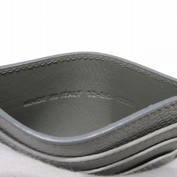 Dior CD Icon Card Holder Case Gray Leather — view 6