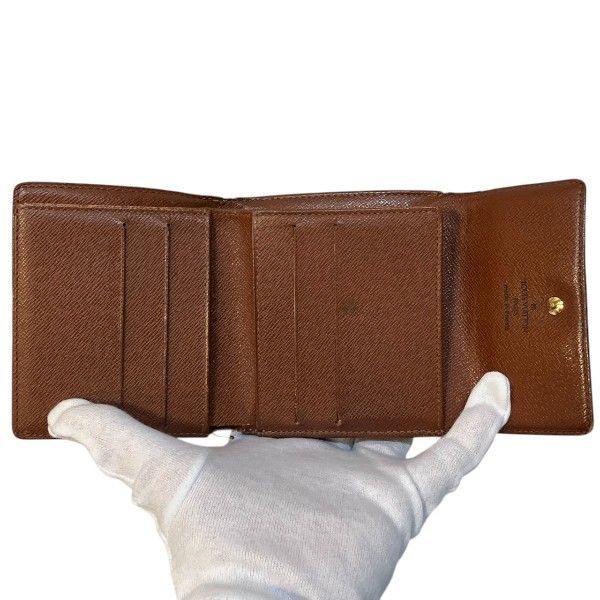 Louis Vuitton Monogram Portefeuille Elise Double Hook Trifold Wallet — view 3