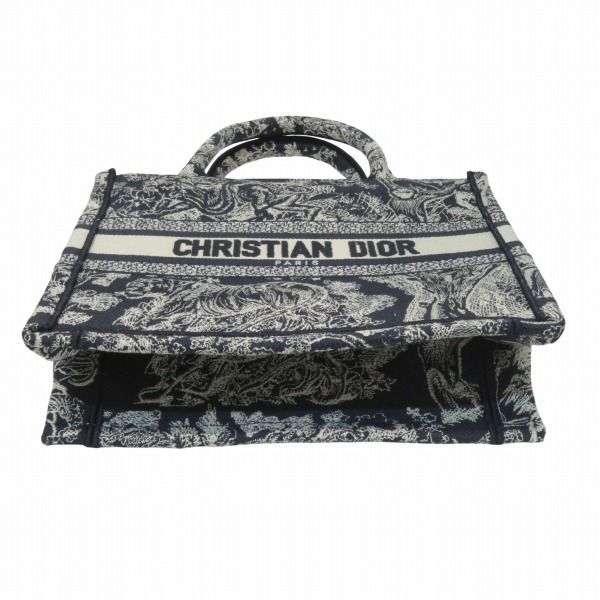 Dior Toile de Jouy Reverse Embroidery Book Toss Small Handbag — view 3