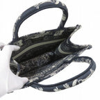 Dior Toile de Jouy Reverse Embroidery Book Toss Small Handbag — view 6