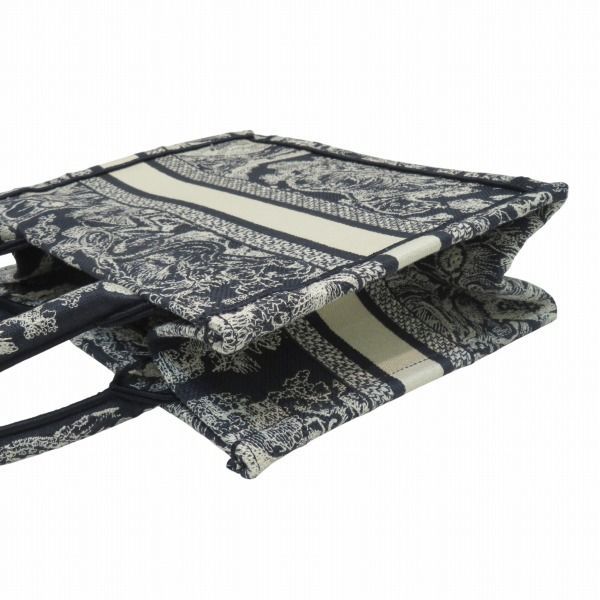 Dior Toile de Jouy Reverse Embroidery Book Toss Small Handbag — view 8