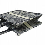Dior Toile de Jouy Reverse Embroidery Book Toss Small Handbag — view 8