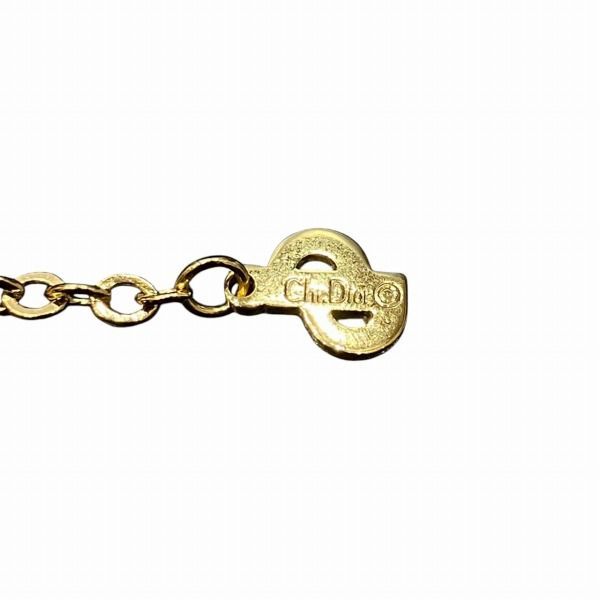 Dior Vintage V-shaped Rhinestone Necklace — view 5