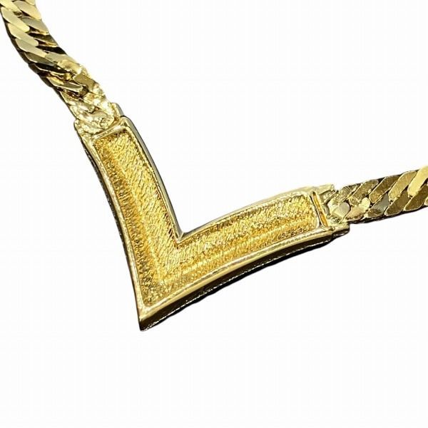 Dior Vintage V-shaped Rhinestone Necklace — view 4