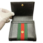 Gucci Offdia Black Leather Bifold Wallet — view 3