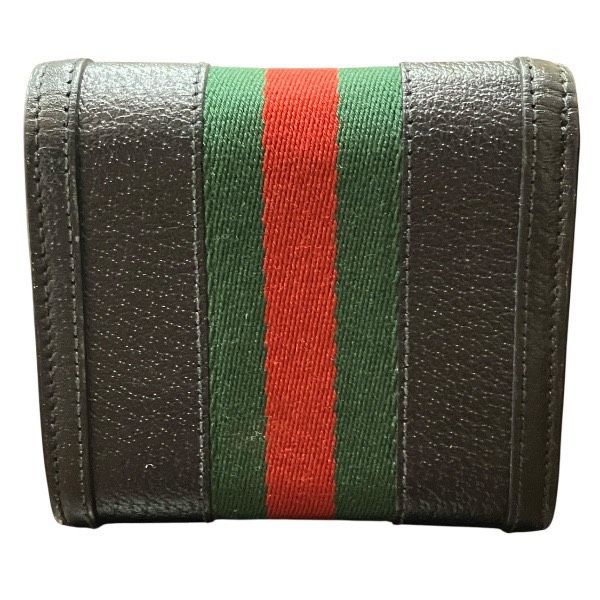 Gucci Offdia Black Leather Bifold Wallet — view 2