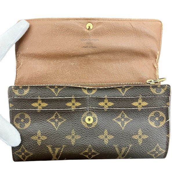 Louis Vuitton Monogram Portefeuille Sarah Wallet — view 3