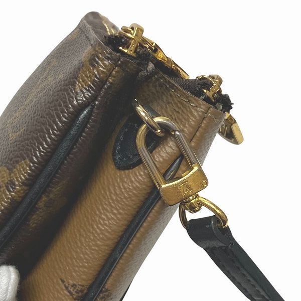 Louis Vuitton Monogram Giant Reverse Pochette Double Zip Shoulder — view 7