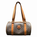 Celine Macadam Brown Mini Boston