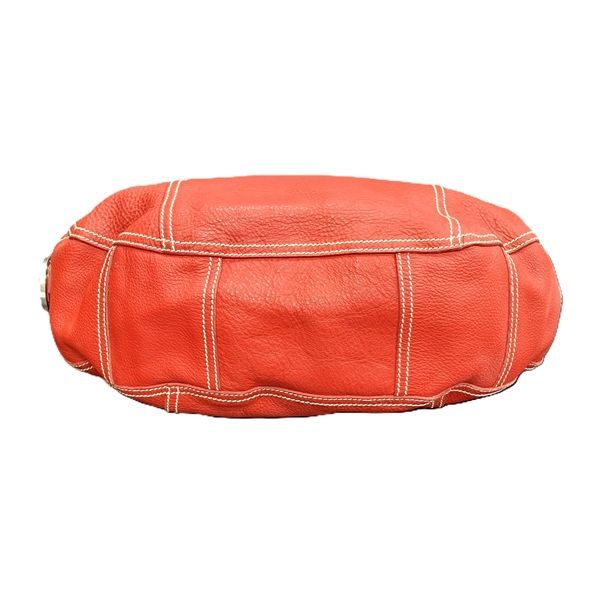 Prada Magenta Red Leather Shoulder Bag — view 3