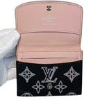 Louis Vuitton Monogram Mahina Envelope Carte de Visit Card Case — view 3