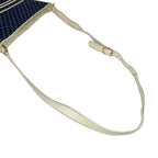 Gucci Vintage Navy White Leather Shoulder Bag — view 6