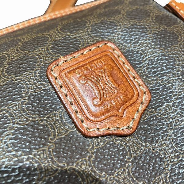 Celine Macadam Brown Mini Boston — view 9