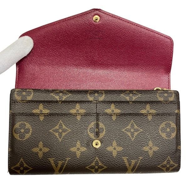 Louis Vuitton Monogram Portefeuille Sarah Bifold Wallet — view 3
