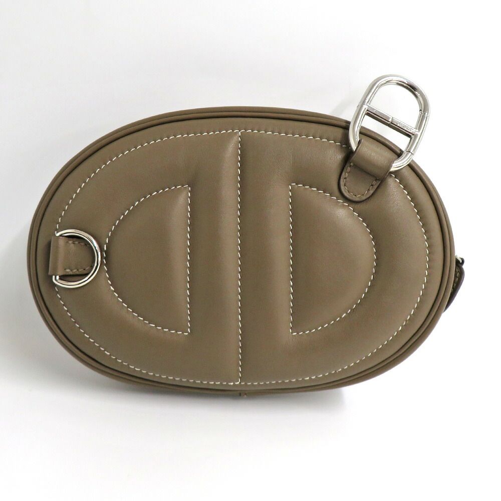 Hermes in the Loop Belt Bag Etoupe Silver — view 2