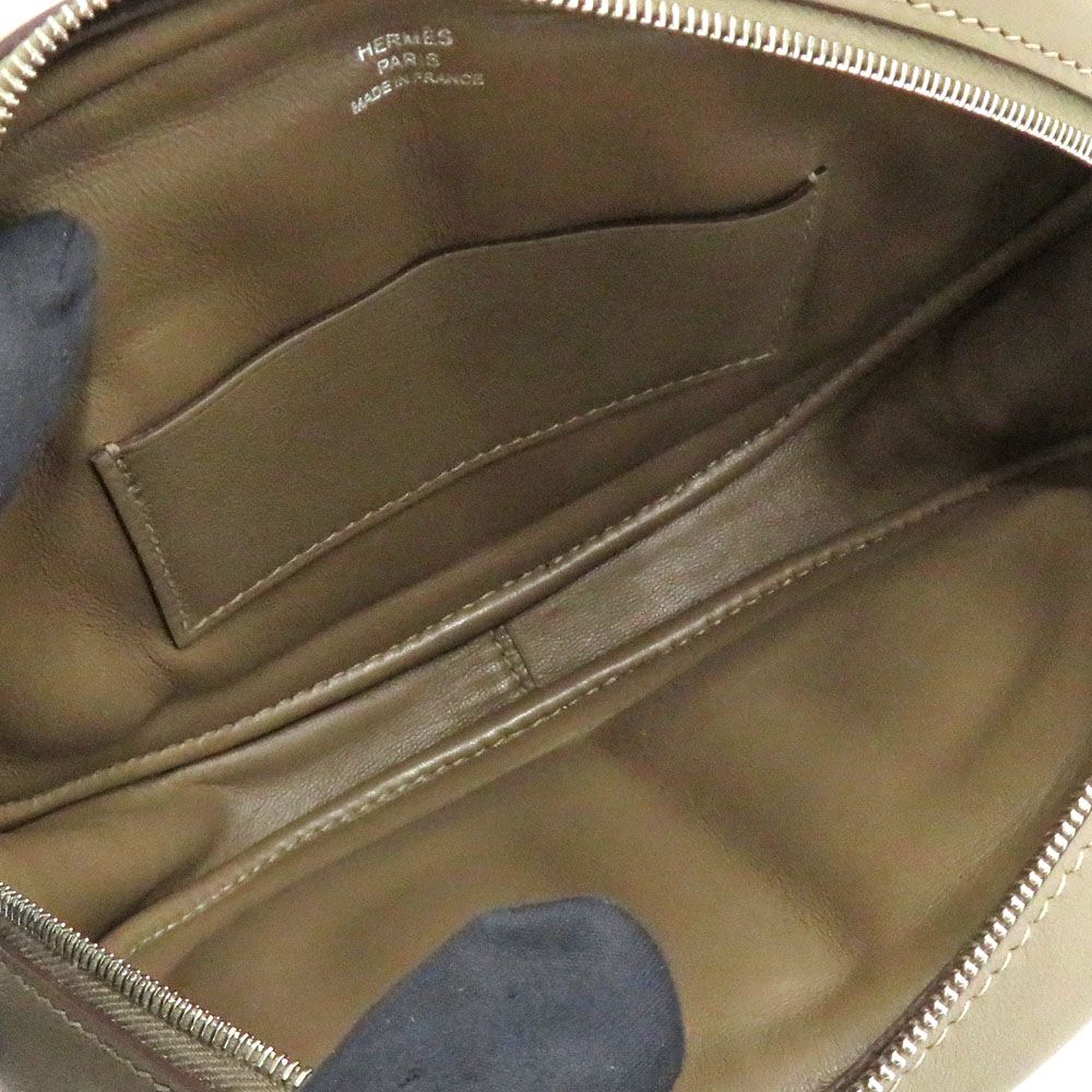 Hermes in the Loop Belt Bag Etoupe Silver — view 6