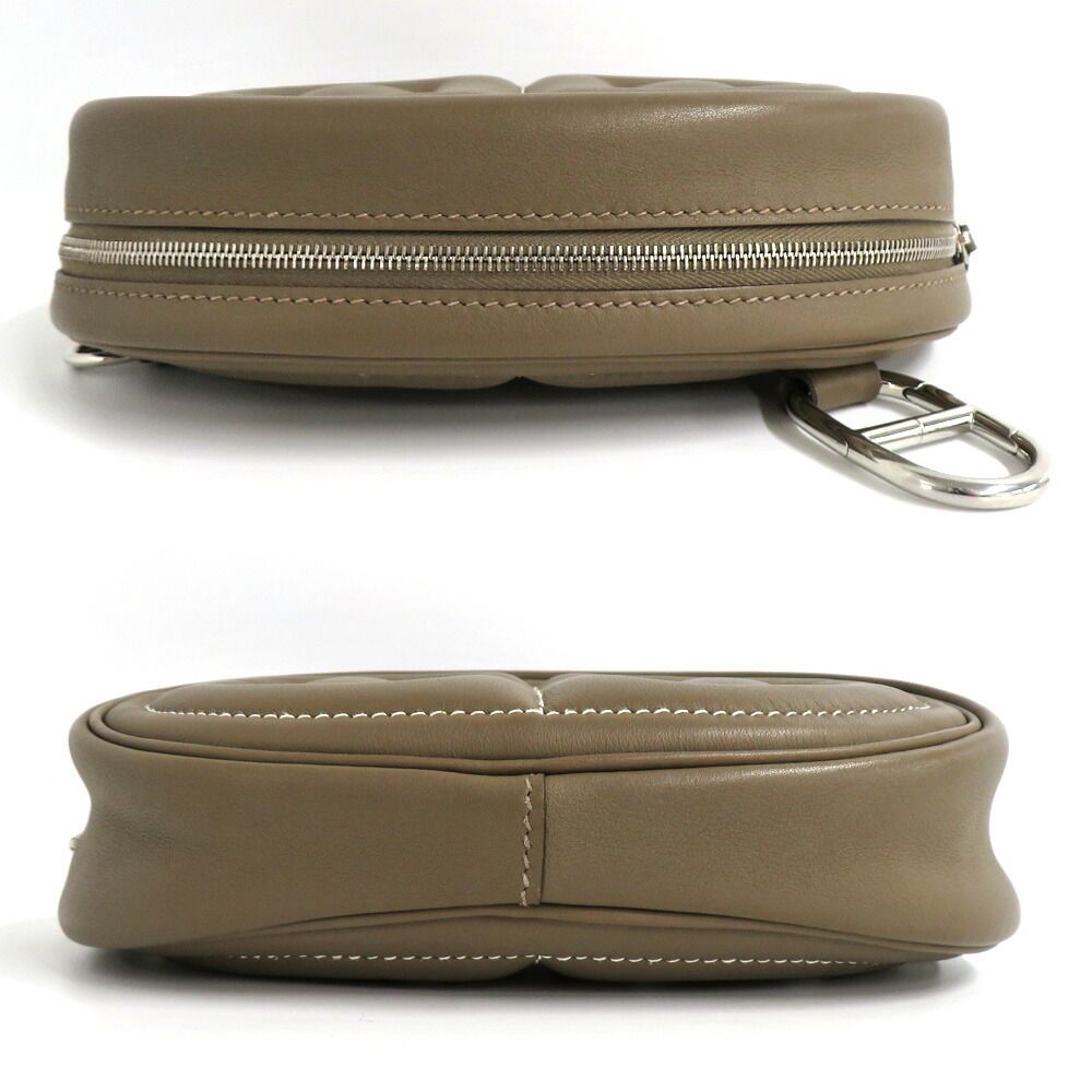 Hermes in the Loop Belt Bag Etoupe Silver — view 4