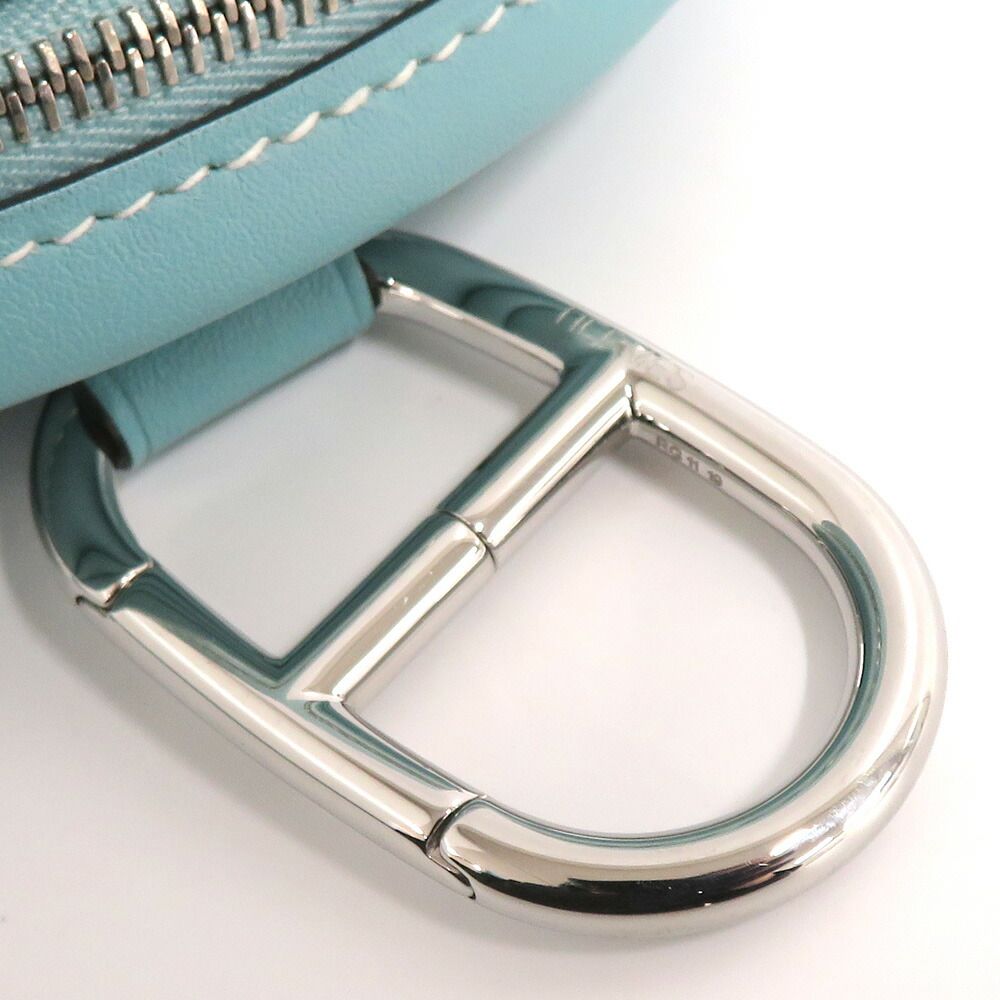 Hermes in the Loop Verso Belt Bag Blue Atoll Vert Cricket — view 7