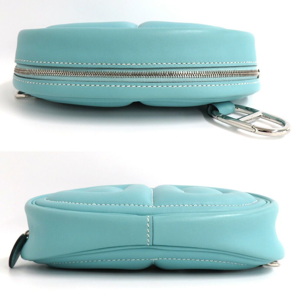 Hermes in the Loop Verso Belt Bag Blue Atoll Vert Cricket — view 4