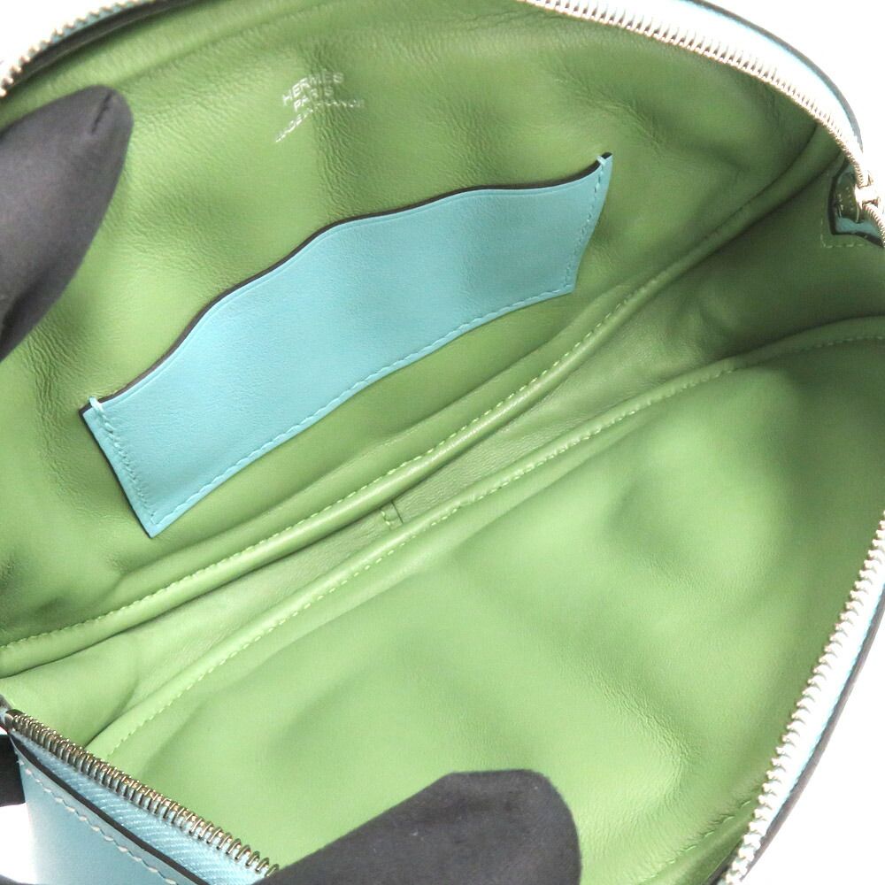 Hermes in the Loop Verso Belt Bag Blue Atoll Vert Cricket — view 5
