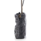 Chanel Caviar Leather 22 Mini Chain Shoulder Bag So Black — view 3