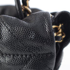Chanel Caviar Leather 22 Mini Chain Shoulder Bag So Black — view 8