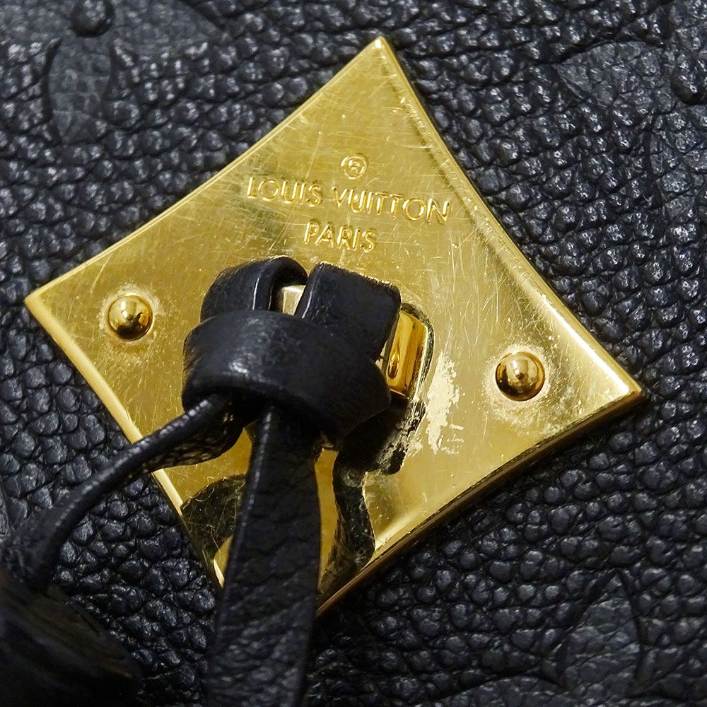 Louis Vuitton Shoulder Bag Monogram Empreinte Saintonge Noir — view 9