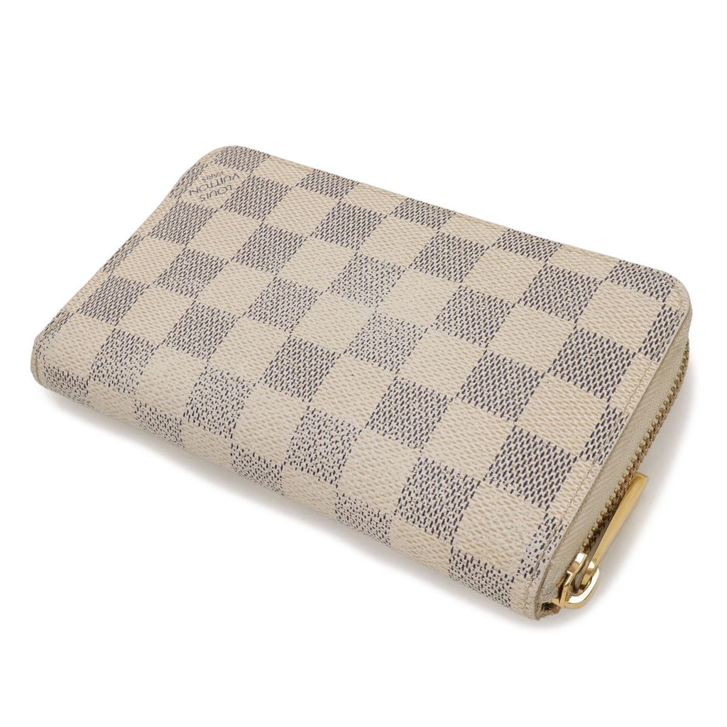 Louis Vuitton Damier Azur Zippy Compact Wallet Zip Around Bifold — view 2
