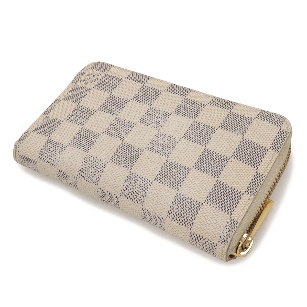 Louis Vuitton Damier Azur Zippy Compact Wallet Zip Around Bifold — view 2
