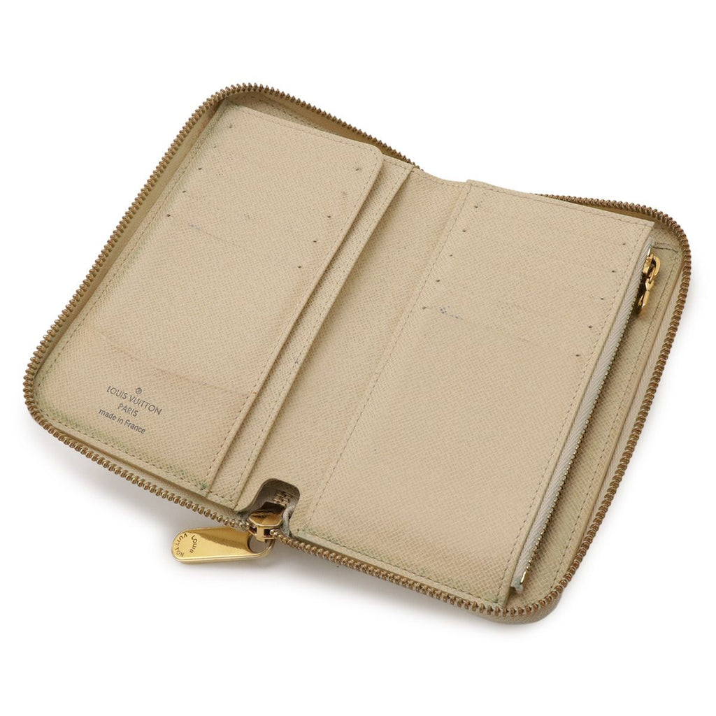 Louis Vuitton Damier Azur Zippy Compact Wallet Zip Around Bifold — view 5