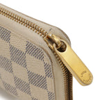 Louis Vuitton Damier Azur Zippy Compact Wallet Zip Around Bifold — view 4