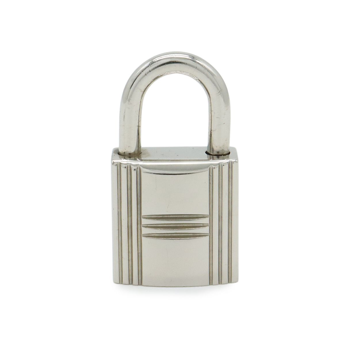 Hermes Cadena Padlock Key with Metal Silver — view 2