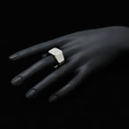 Louis Vuitton Signet Ring Monogram Metal Silver — view 7