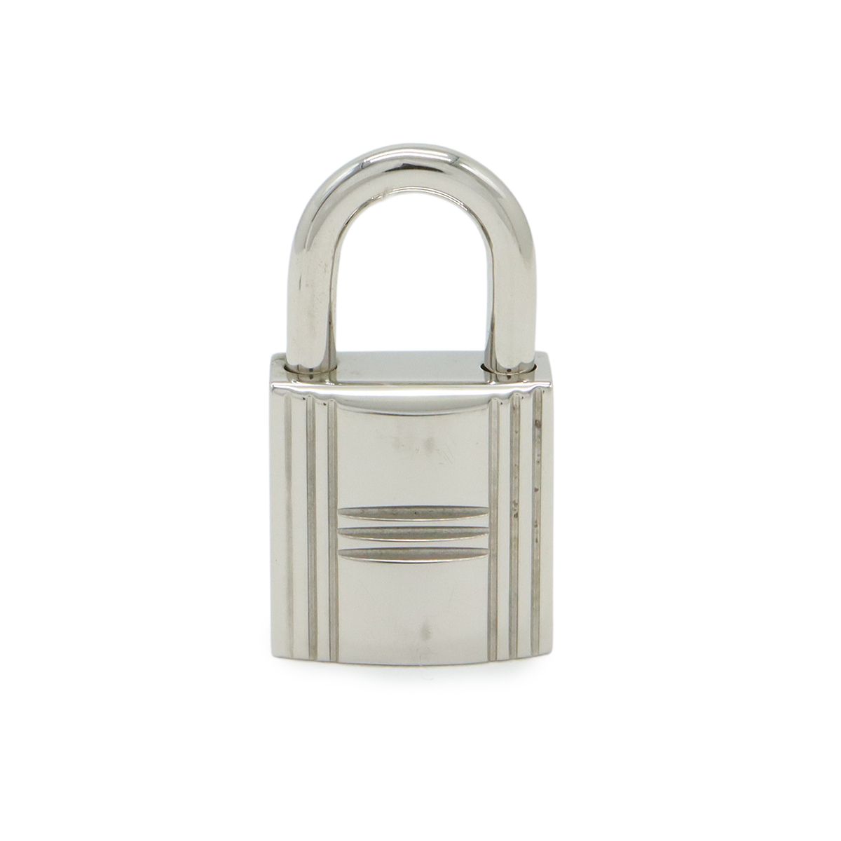 Hermes Cadena Padlock Key with Metal Silver — view 2
