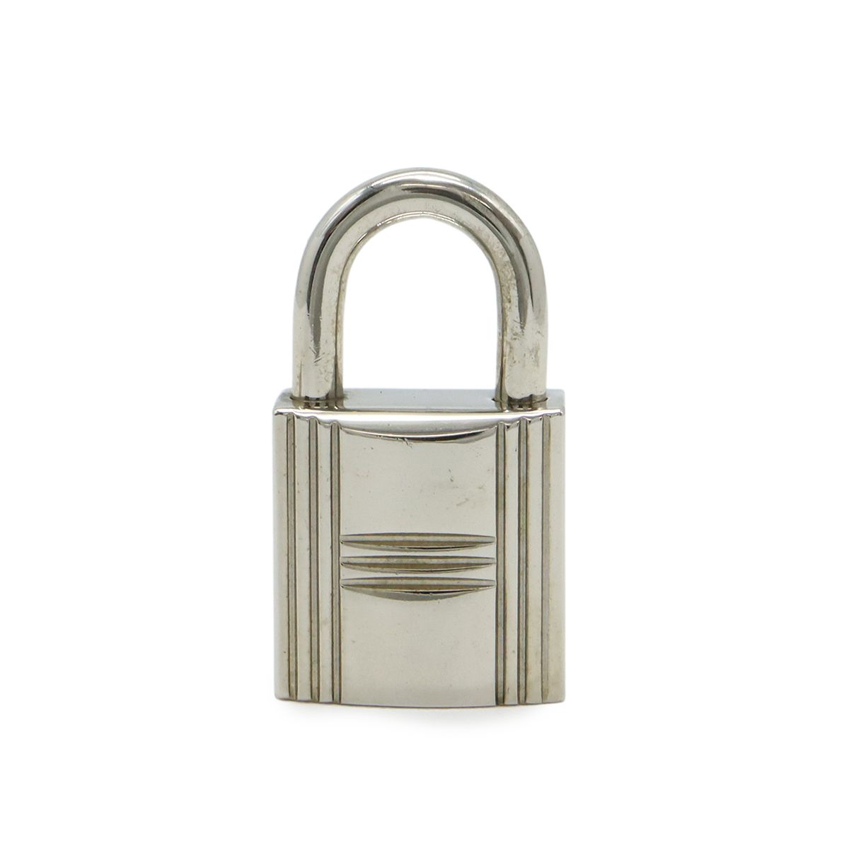 Hermes Cadena Padlock Key with Metal Silver — view 2