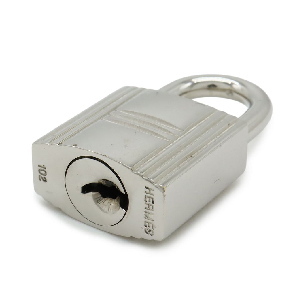 Hermes Cadena Padlock Key with Metal Silver — view 4