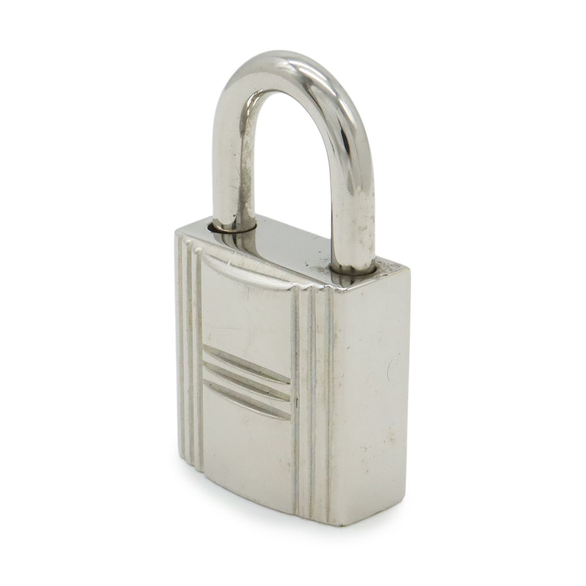 Hermes Cadena Padlock Key with Metal Silver — view 3
