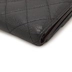 Chanel Quilted CC Logo Bifold Wallet Hook Double — view 3