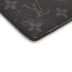 Louis Vuitton Taigarama Monogram Eclipse Coin Card Holder Purse — view 3