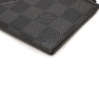 Louis Vuitton Damier Graphite Coin Card Holder Purse Case — view 3