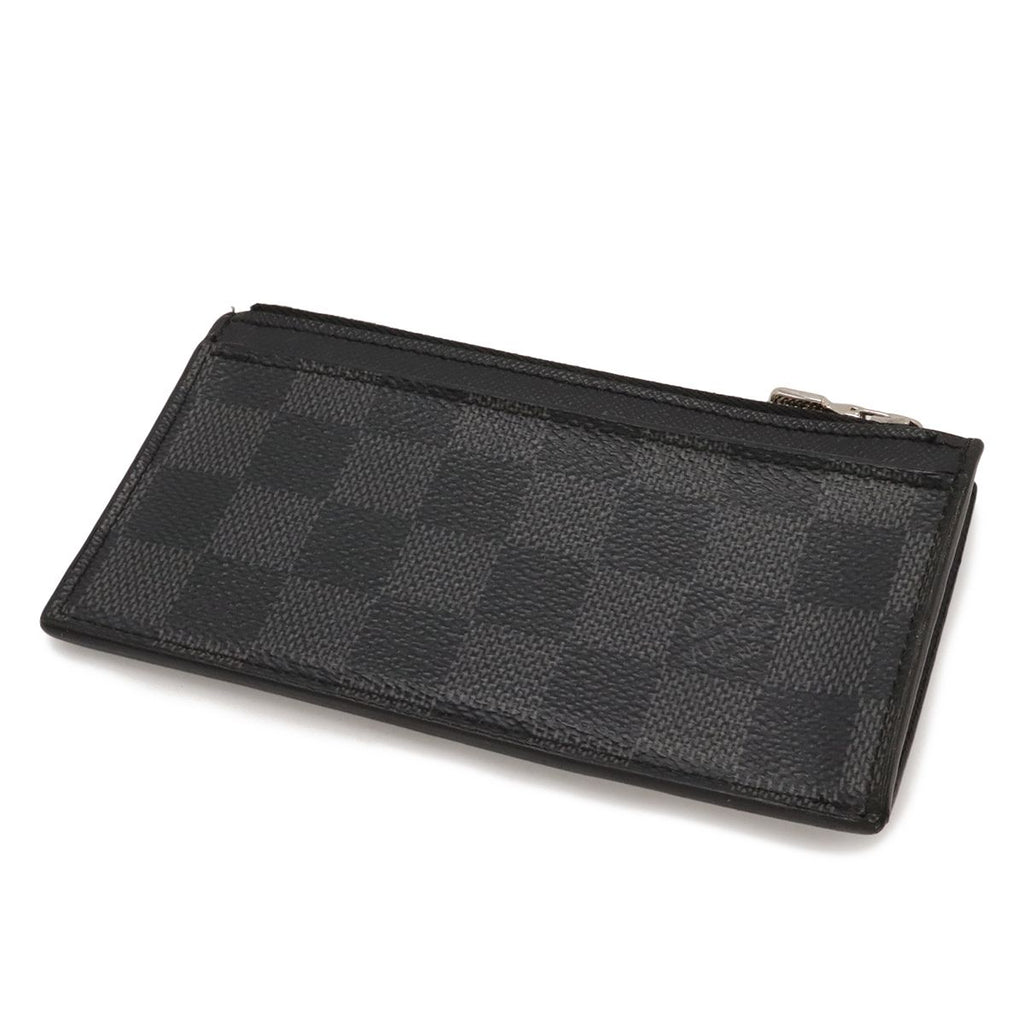 Louis Vuitton Damier Graphite Coin Card Holder Purse Case — view 2